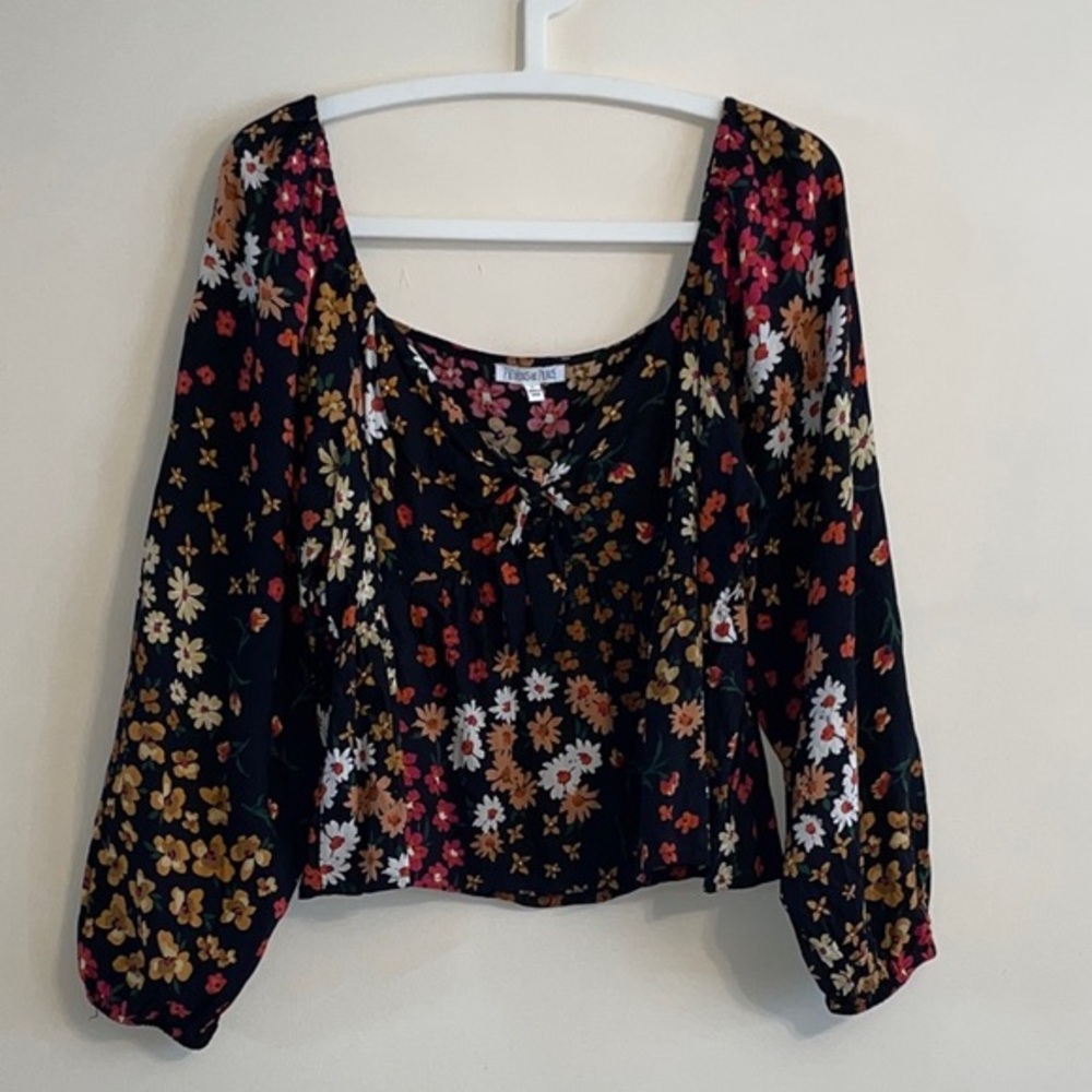 Patrons of Peace Multicolor Floral Blouse
